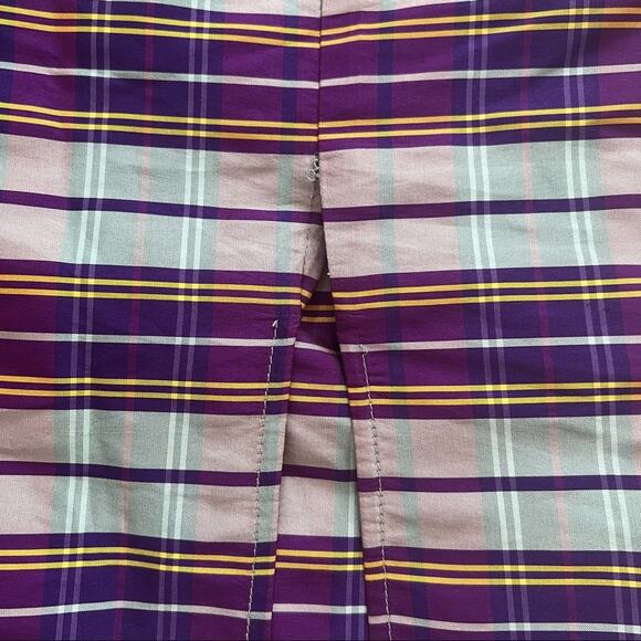 Revolve LPA Franca Bustier Mini Dress in Purple Plaid - Picture 5 of 7